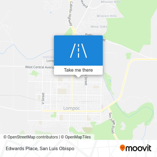 Edwards Place map