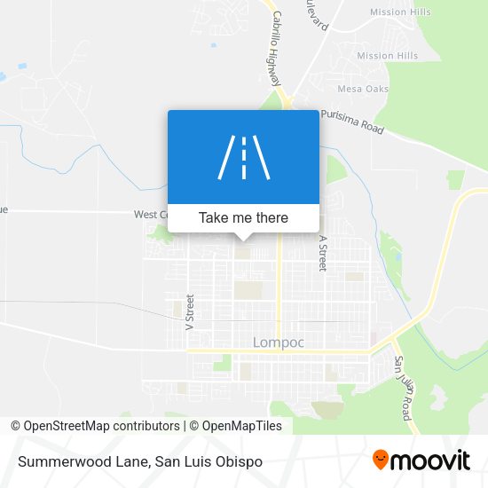 Summerwood Lane map