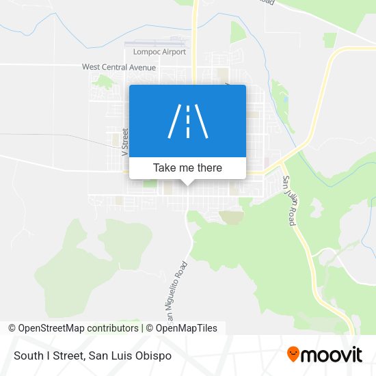 South I Street map