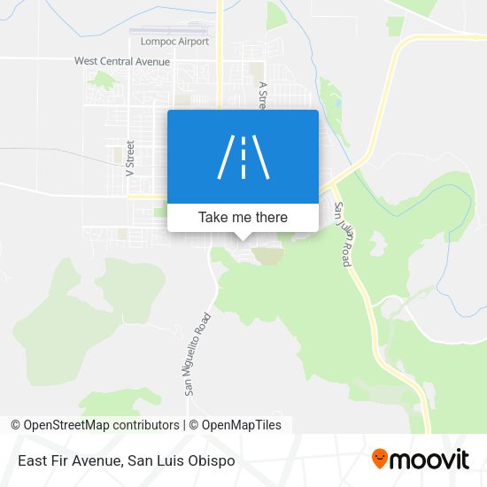 Mapa de East Fir Avenue