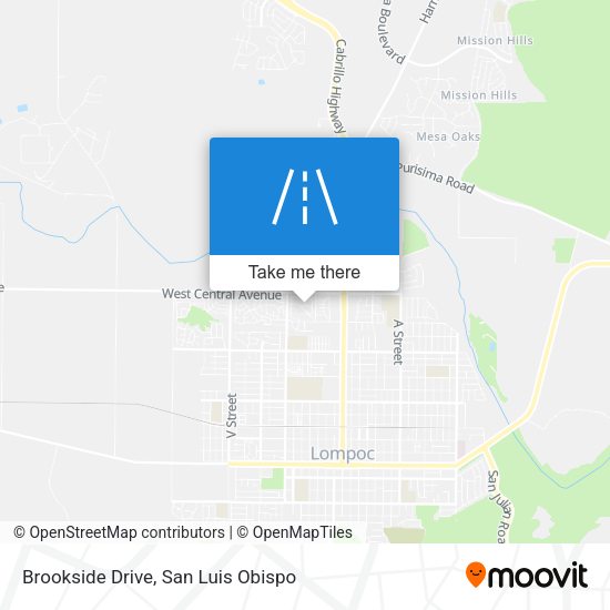 Mapa de Brookside Drive