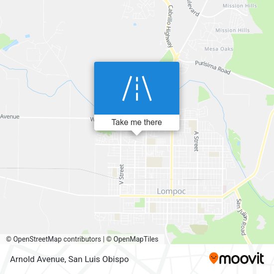 Arnold Avenue map