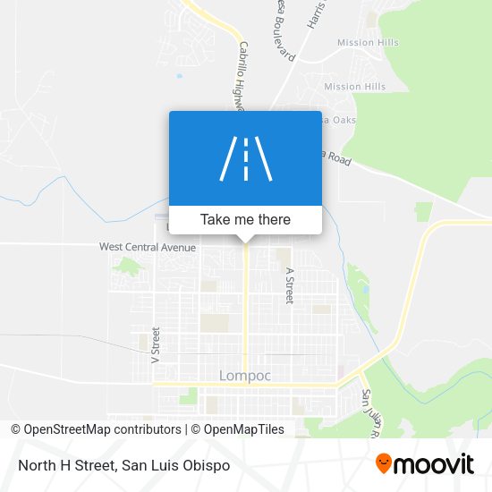 Mapa de North H Street