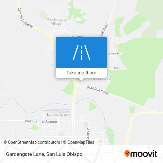 Gardengate Lane map