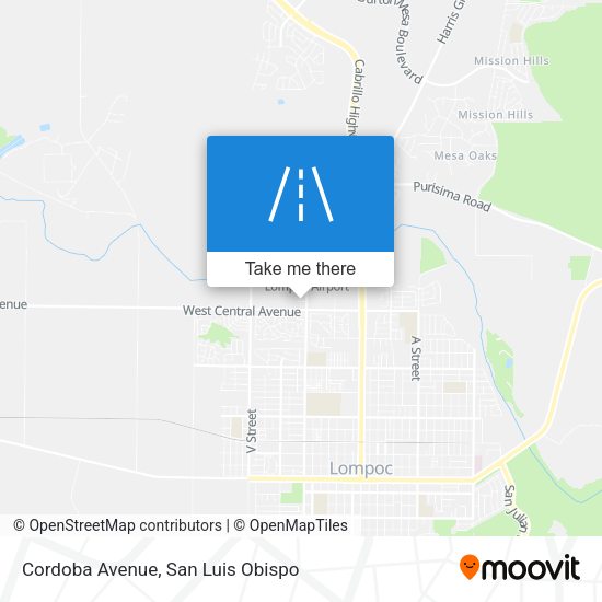 Cordoba Avenue map