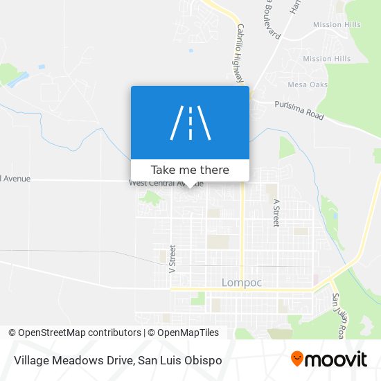 Village Meadows Drive map