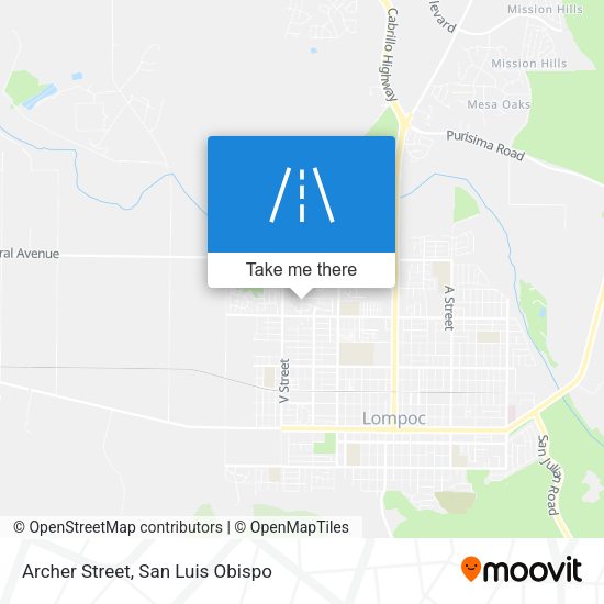 Archer Street map
