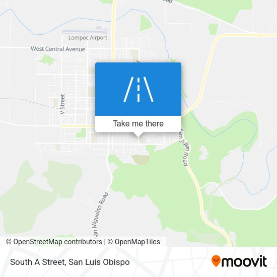 Mapa de South A Street