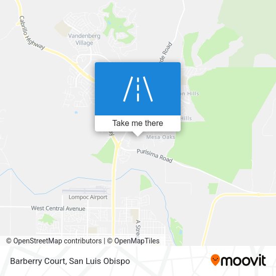 Barberry Court map