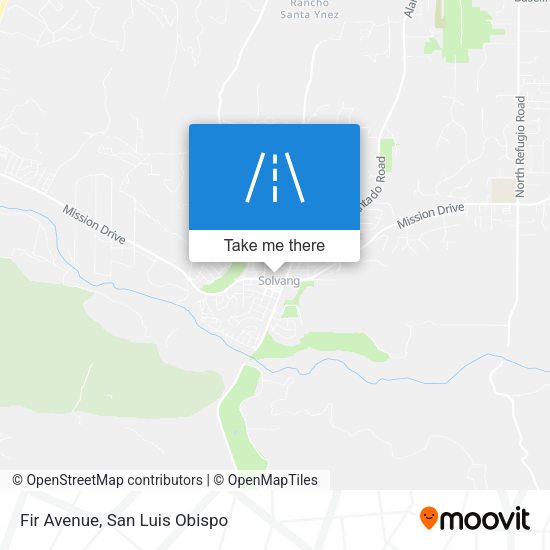 Fir Avenue map
