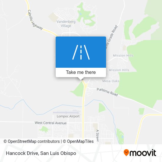 Hancock Drive map