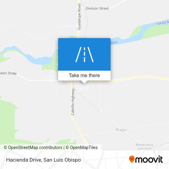 Hacienda Drive map