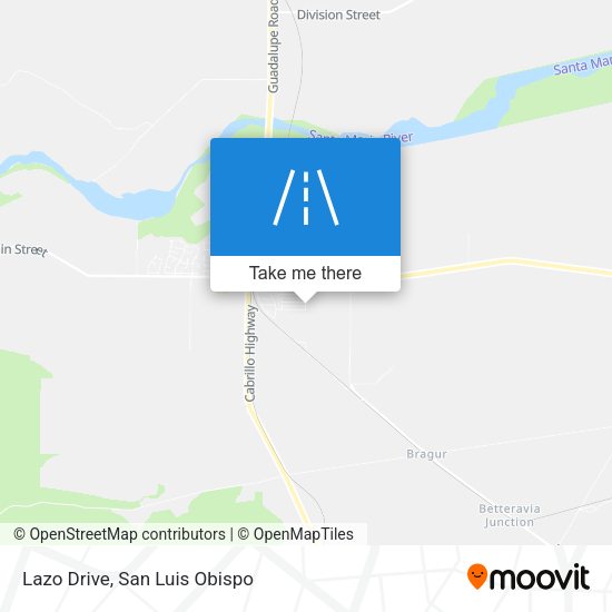 Lazo Drive map