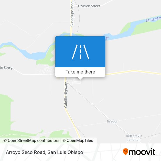 Arroyo Seco Road map