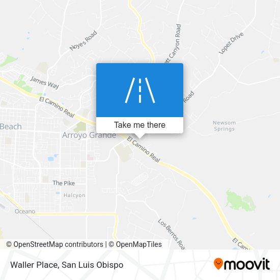 Waller Place map