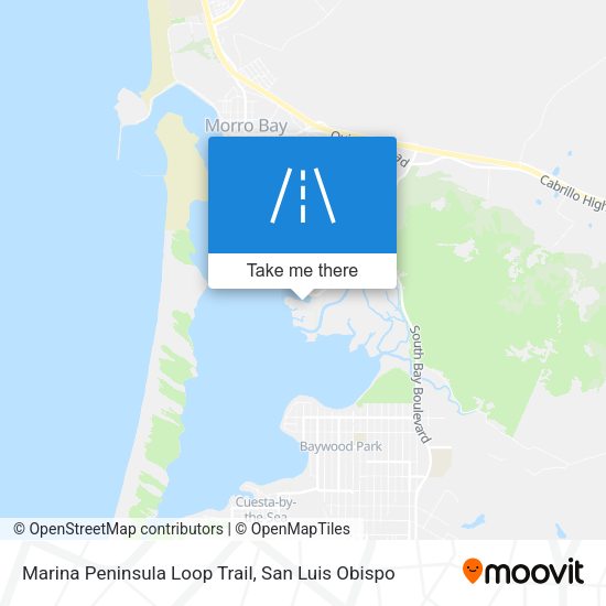 Marina Peninsula Loop Trail map