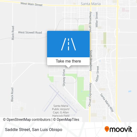 Saddle Street map