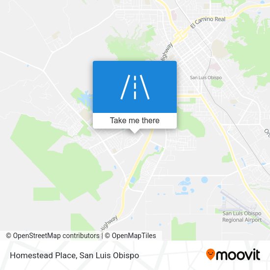 Homestead Place map