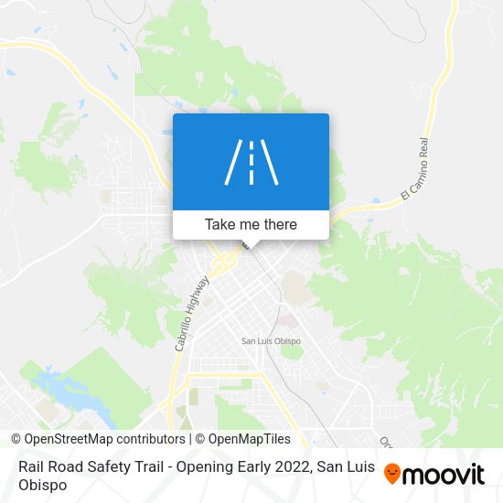 Rail Road Safety Trail - Opening Early 2022 map