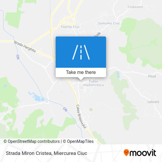 Strada Miron Cristea map