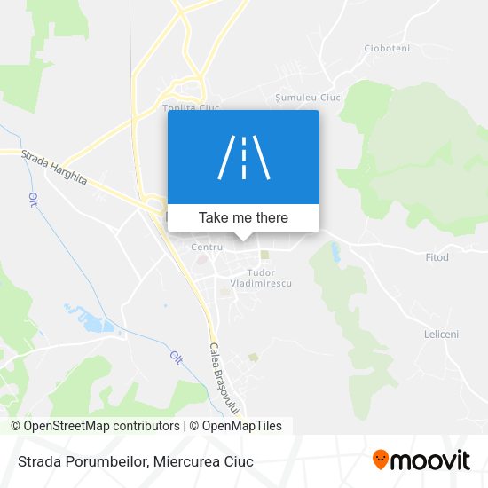 Strada Porumbeilor map