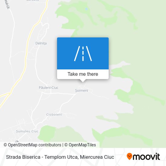 Strada Biserica - Templom Utca map