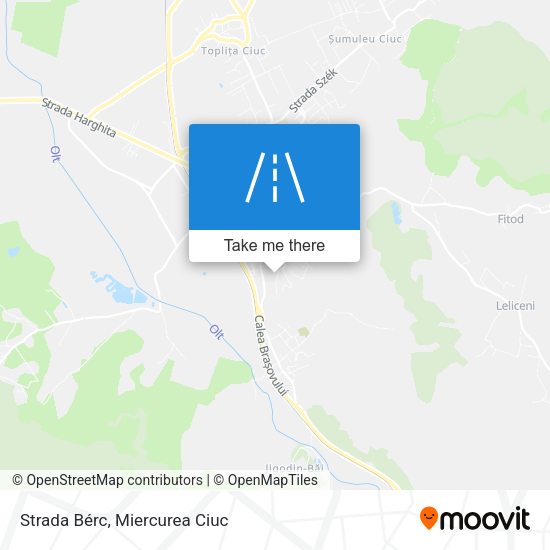Strada Bérc map