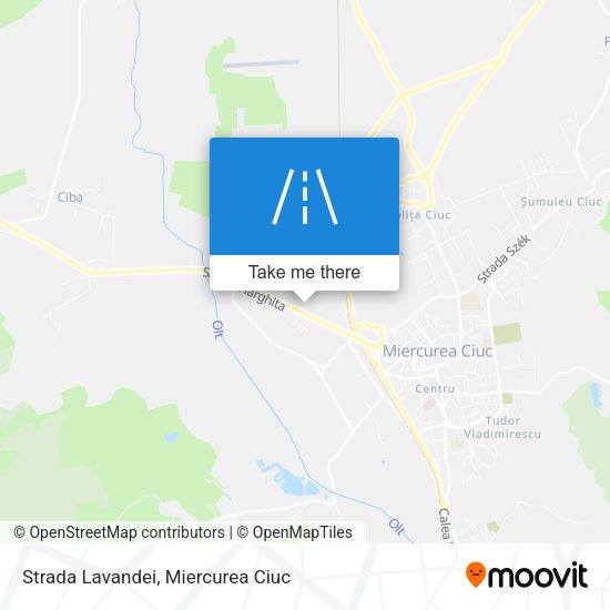 Strada Lavandei map