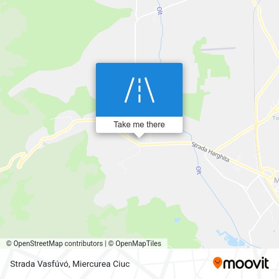 Strada Vasfúvó map