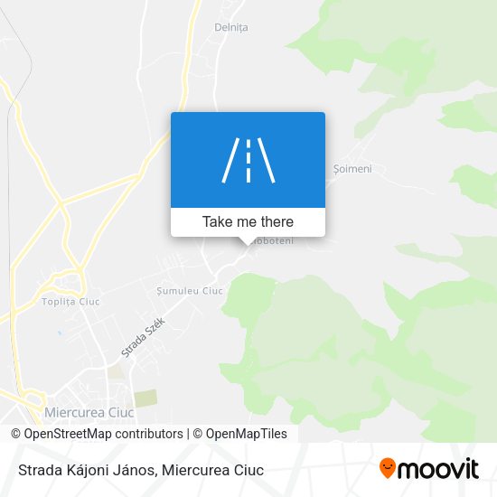 Strada Kájoni János map