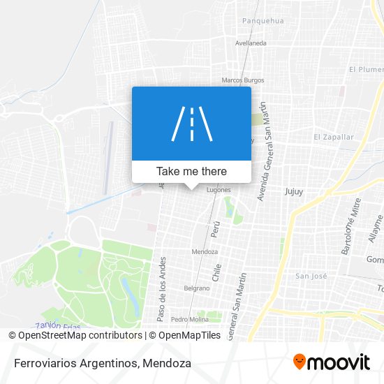 Ferroviarios Argentinos map