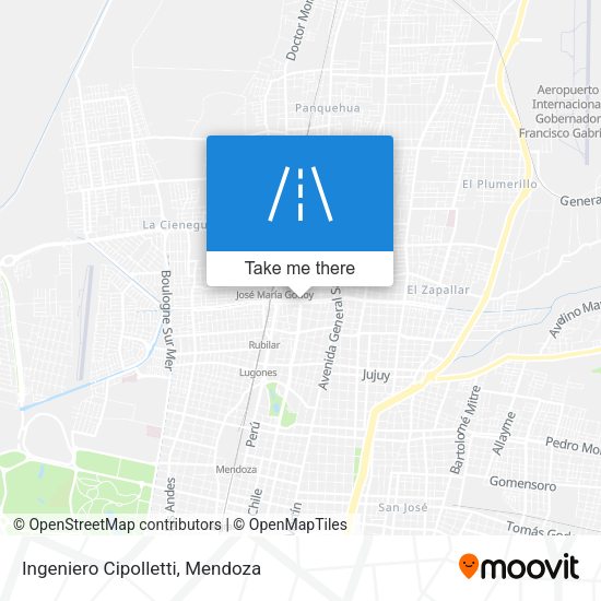 Ingeniero Cipolletti map