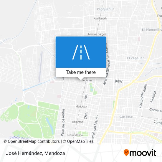 Mapa de José Hernández