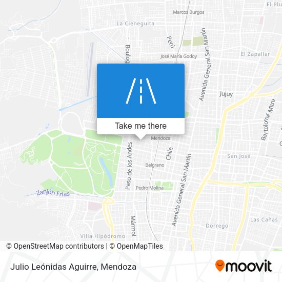 Mapa de Julio Leónidas Aguirre