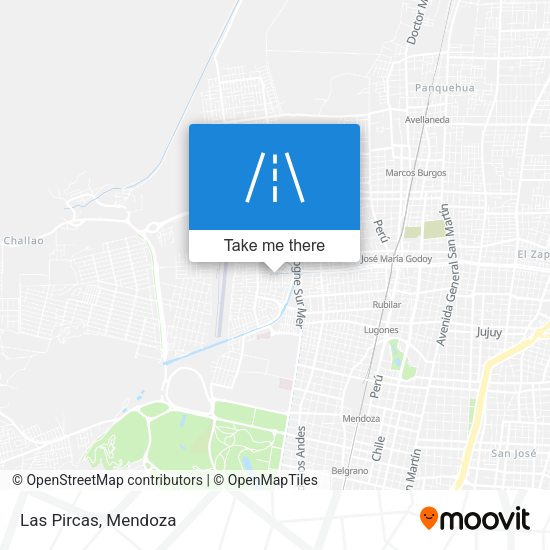 Mapa de Las Pircas