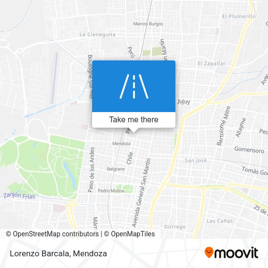 Mapa de Lorenzo Barcala