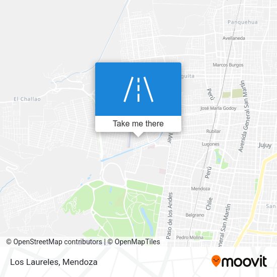 Los Laureles map