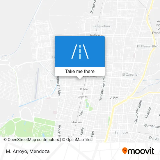 M. Arroyo map