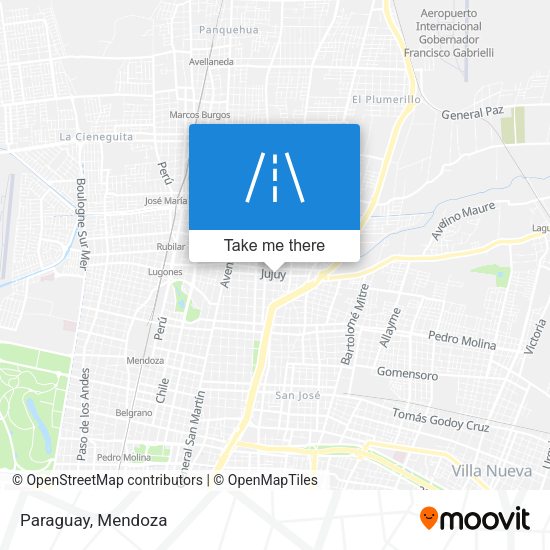 Mapa de Paraguay