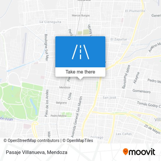 Mapa de Pasaje Villanueva