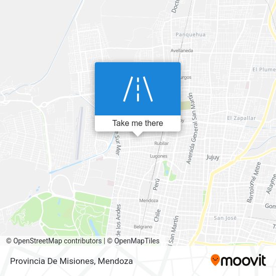 Mapa de Provincia De Misiones