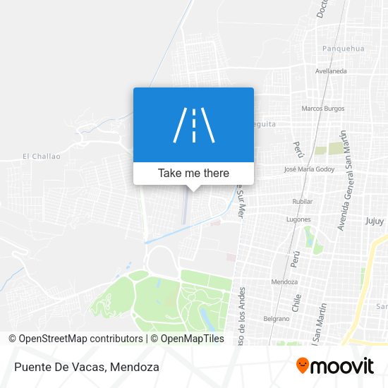 Mapa de Puente De Vacas
