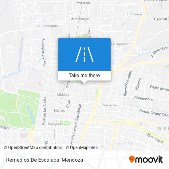 Mapa de Remedios De Escalada