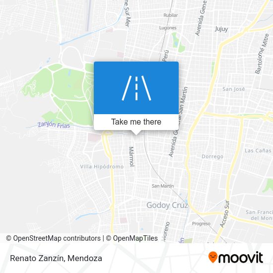 Mapa de Renato Zanzín