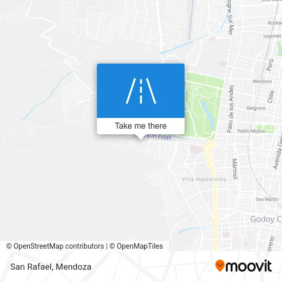 Mapa de San Rafael