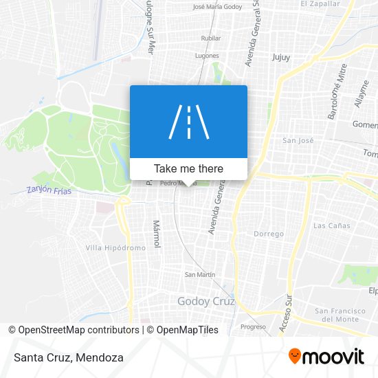 Mapa de Santa Cruz