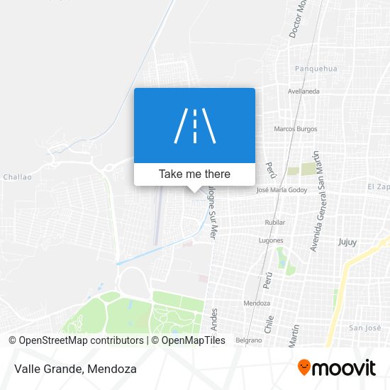 Mapa de Valle Grande