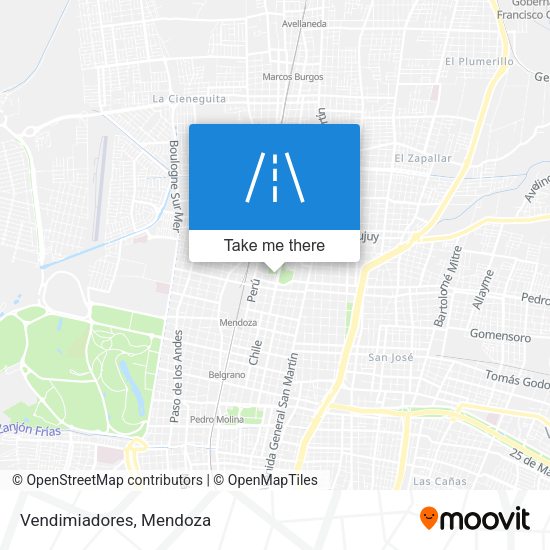 Mapa de Vendimiadores