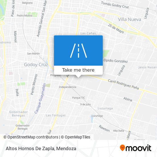 Altos Hornos De Zapla map