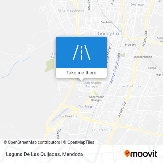 Laguna De Las Quijadas map